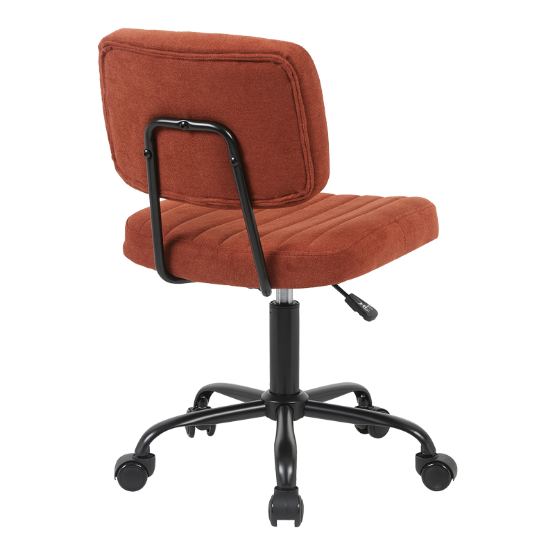 Karrige zyre Warra pakoworld pëlhurë bordo 50x52x76-86cm
