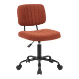 Karrige zyre Warra pakoworld pëlhurë bordo 50x52x76-86cm