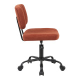 Karrige zyre Warra pakoworld pëlhurë bordo 50x52x76-86cm