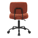 Karrige zyre Warra pakoworld pëlhurë bordo 50x52x76-86cm