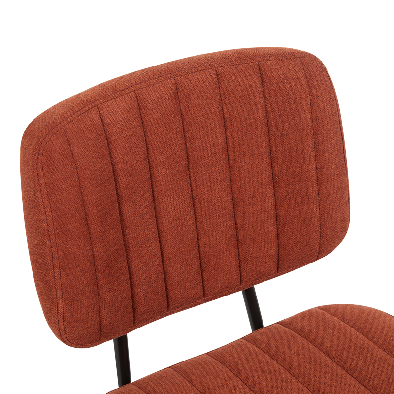 Karrige zyre Warra pakoworld pëlhurë bordo 50x52x76-86cm