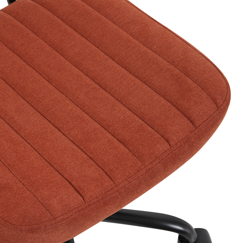 Karrige zyre Warra pakoworld pëlhurë bordo 50x52x76-86cm