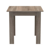 Tavolinë Manka I pakoworld në ngjyrë sonoma truffle 80x80x77cm