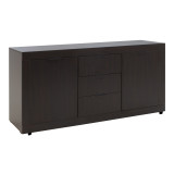 Komodinë Doha pakoworld në nuancë wenge 180x45x80.5cm