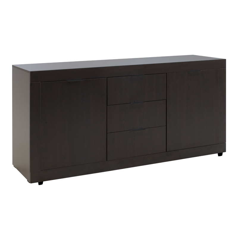 Komodinë Doha pakoworld në nuancë wenge 180x45x80.5cm