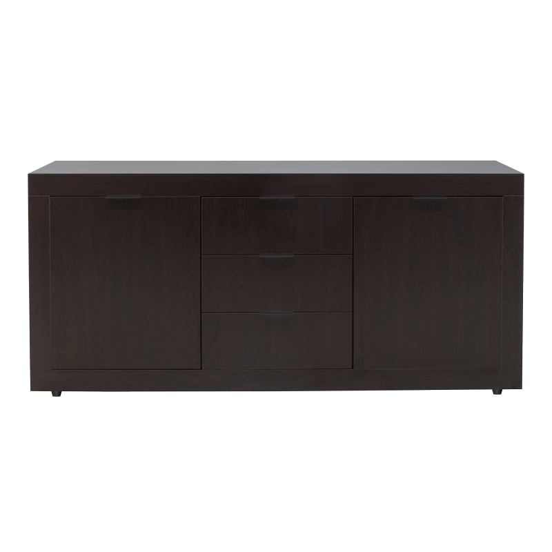 Komodinë Doha pakoworld në nuancë wenge 180x45x80.5cm