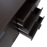 Komodinë Doha pakoworld në nuancë wenge 180x45x80.5cm