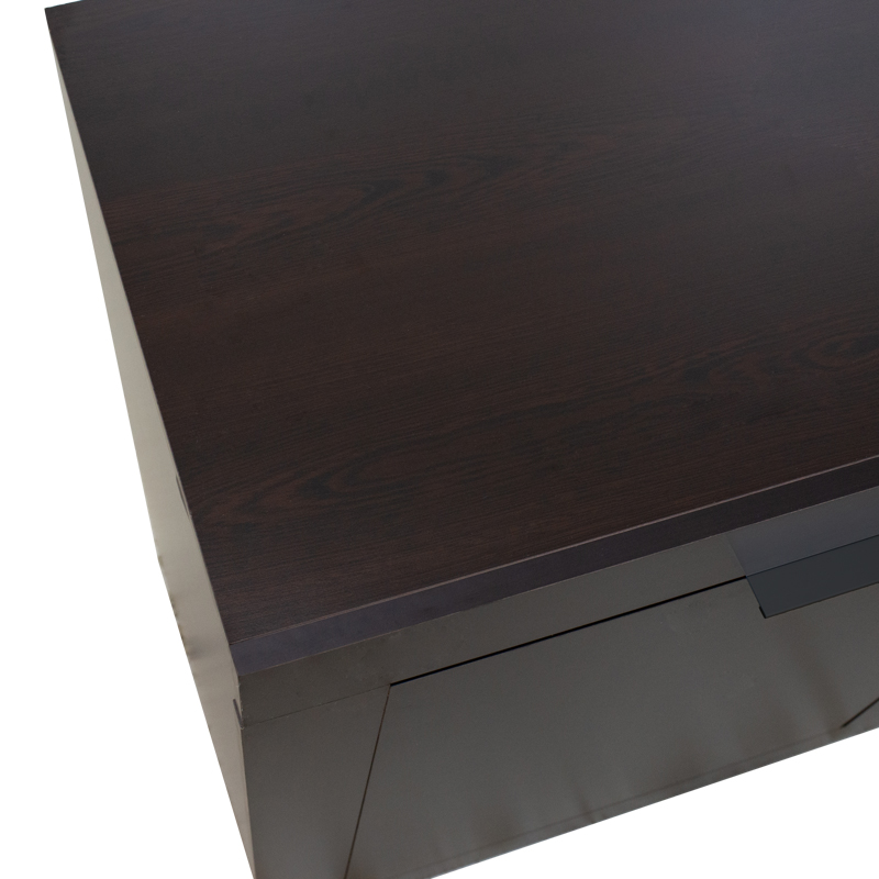 Komodinë Doha pakoworld në nuancë wenge 180x45x80.5cm