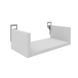 Raft muri Derva pakoworld në ngjyrë të bardhë 30x15x10cm