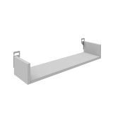 Raft muri Derva pakoworld në ngjyrë të bardhë 60x15x10cm