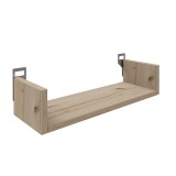 Raft muri Derva pakoworld në ngjyrë lisi 45x15x10cm