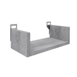 Raft muri Derva pakoworld në ngjyrë gri çimentoje 30x15x10cm