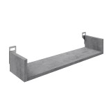 Raft muri Derva pakoworld në ngjyrë gri çimentoje 60x15x10cm