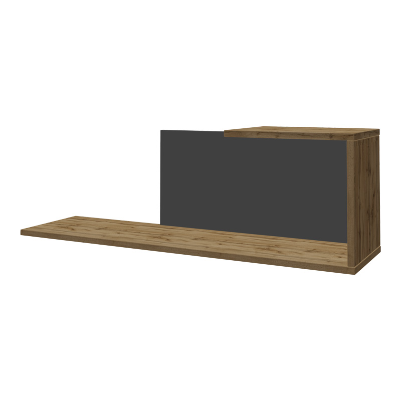 Kompleks dhome ndenjeje Poelfy pakoworld në ngjyrë gri e errët-lisi 170x37.5x42cm