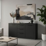 Bufe Doha pakoworld në ngjyrë antracit 150x45x80.5cm