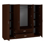 Dollap Royal pakoworld me katër dyer wenge 200x58x177cm