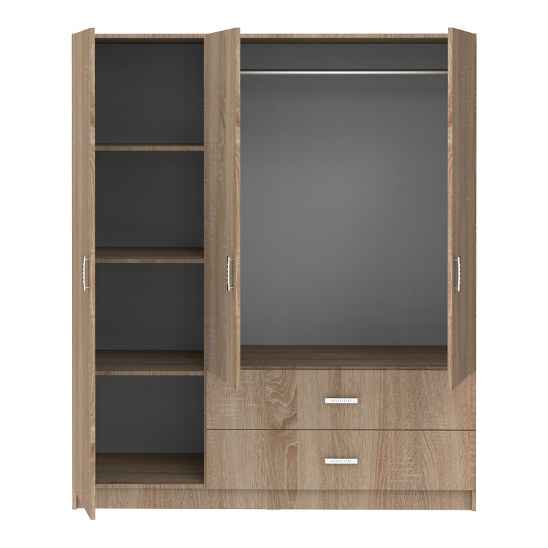 Dollap Royal pakoworld me tre dyer sonoma 150x58x177cm