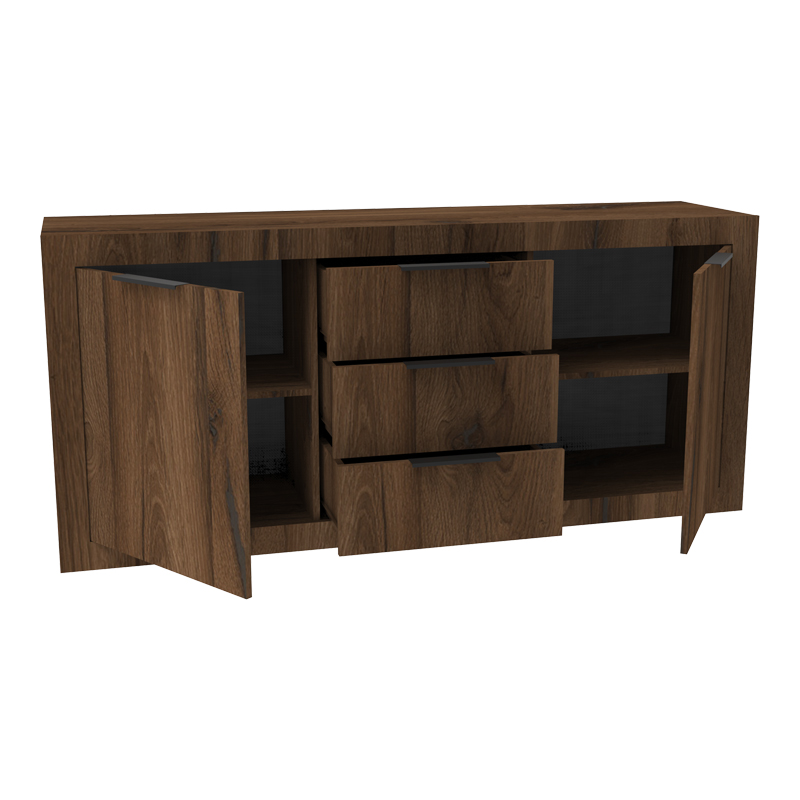 Komodinë Doha pakoworld arrë me OAK 180x45x80.5cm