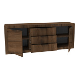Bufet Doha pakoworld arrë me OAK 210x45x80.5cm