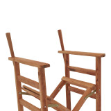 Kornizë foteli drejtori Kompa pakoworld dru masiv ahu në ngjyrë arrë 56.5x54x88cm