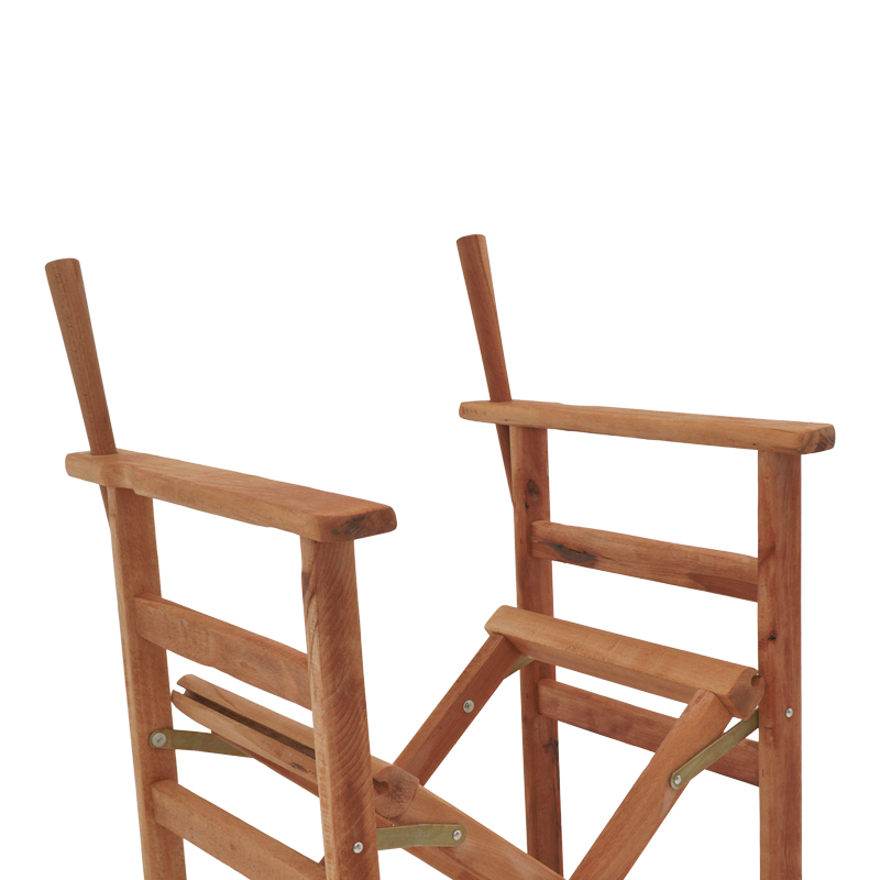 Kornizë foteli drejtori Kompa pakoworld dru masiv ahu në ngjyrë arrë 56.5x54x88cm
