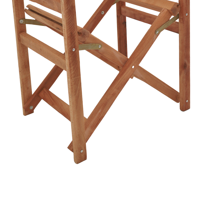 Kornizë foteli drejtori Kompa pakoworld dru masiv ahu në ngjyrë arrë 56.5x54x88cm