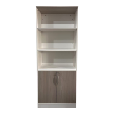 Bibliotekë zyre Armadi pakoworld në ngjyrë SONOMA-bardhë 80x40x200cm
