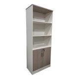 Bibliotekë zyre Armadi pakoworld në ngjyrë SONOMA-bardhë 80x40x200cm
