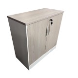 Kabinet i ulët zyre profesional Armadi pakoworld në ngjyrë sonoma-bardhë 80x40x80cm