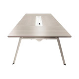 Tavolinë konference Armadi pakoworld në nuancë sonoma-bardhë 200x120x75cm