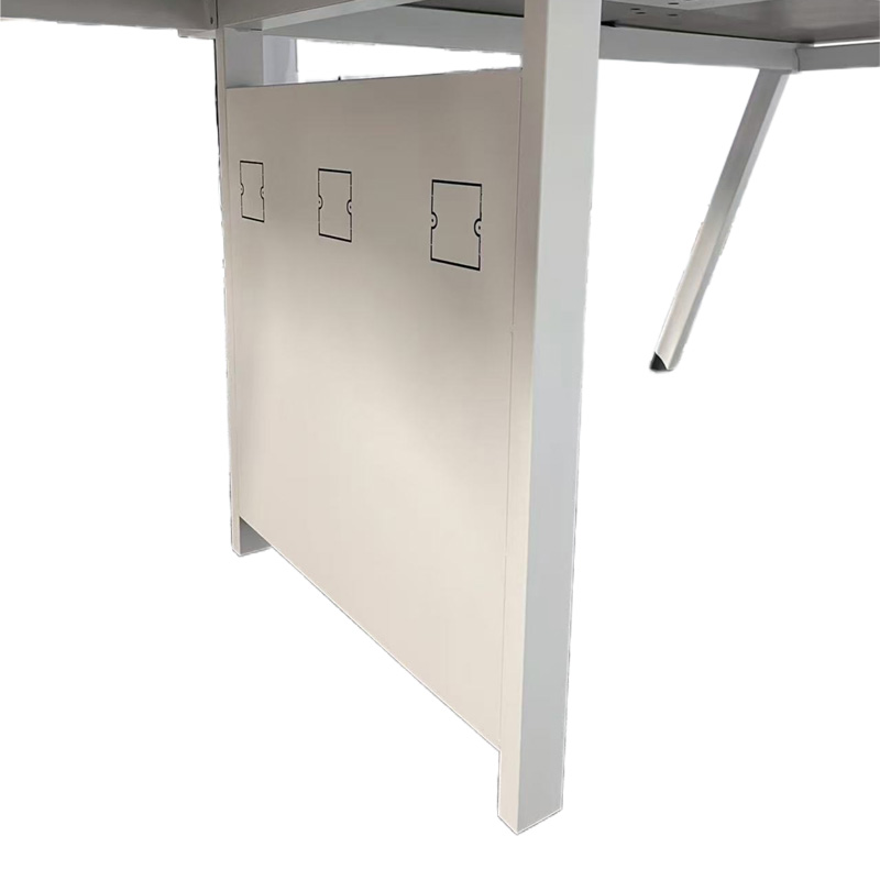 Tavolinë konference Armadi pakoworld në nuancë sonoma-bardhë 200x120x75cm