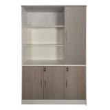 Bibliotekë zyre Armadi pakoworld në ngjyrë sonoma-bardhë 120x40x200cm