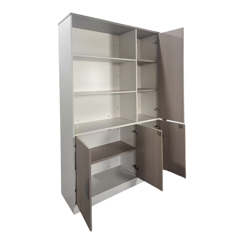 Bibliotekë zyre Armadi pakoworld në ngjyrë sonoma-bardhë 120x40x200cm