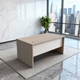 Tavolinë pune Armadi pakoworld sonoma-e bardhë 150x75x75cm