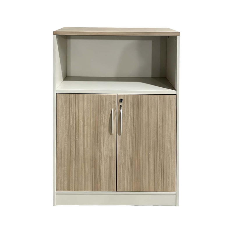Kabinet zyre i ulët profesional Stark pakoworld në nuancë lisi-bezhe 80x40x120cm