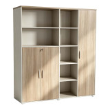 Bibliotekë zyre Stark pakoworld në nuancë OAK-bezhë 160x40x200cm