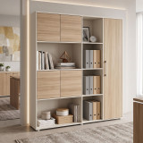 Raft librash zyre Stark pakoworld OAK bezhë 160x40x200cm