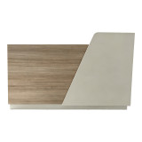 Banaku i recepsionit Stark pakoworld në nuancë OAK-bezhë 180x60x105cm