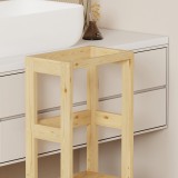 Kullë mësimi për fëmijë Chiquel pakoworld dru në stil Montessori në ngjyrë natyrale 45.7x51x90cm