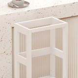Kullë mësimi për fëmijë Chiquel pakoworld stil Montessori dru në ngjyrë të bardhë 45.7x51x90cm