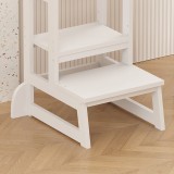 Kullë mësimi për fëmijë Chiquel pakoworld stil Montessori dru në ngjyrë të bardhë 45.7x51x90cm
