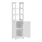 Dollap-Kolonë Larben pakoworld mdf e bardhë 40x33x150cm