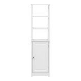 Dollap-Kolonë Larben pakoworld mdf e bardhë 40x33x150cm