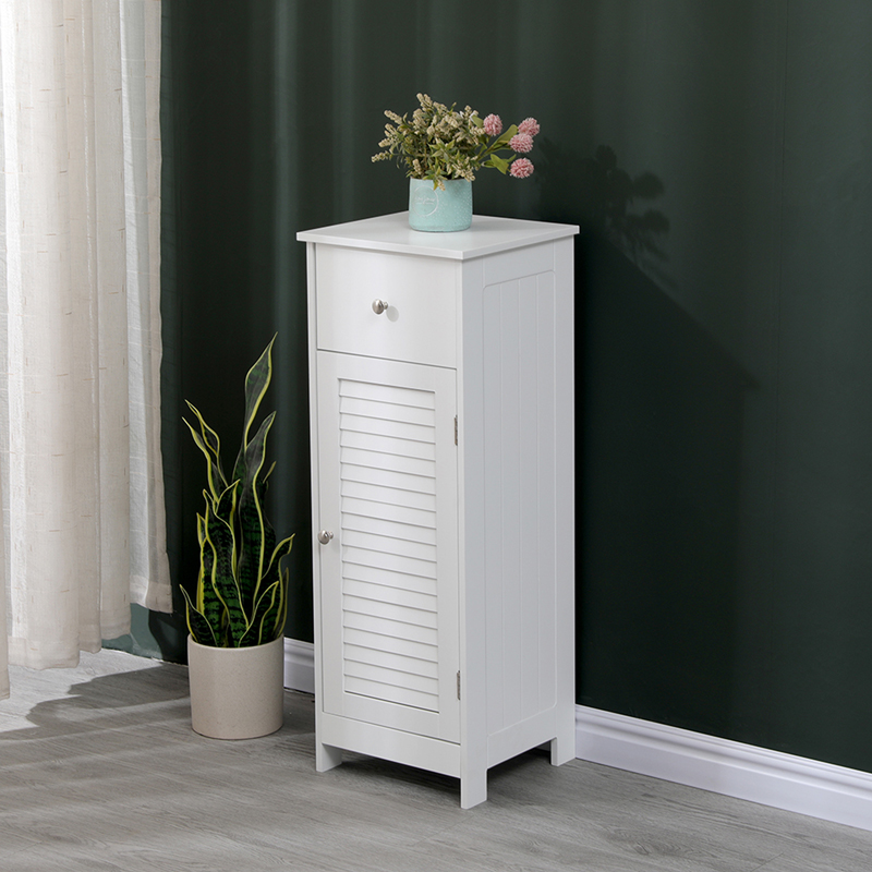 Kabinet-Kolonë Chesy pakoworld mdf e bardhë 32x30x87cm