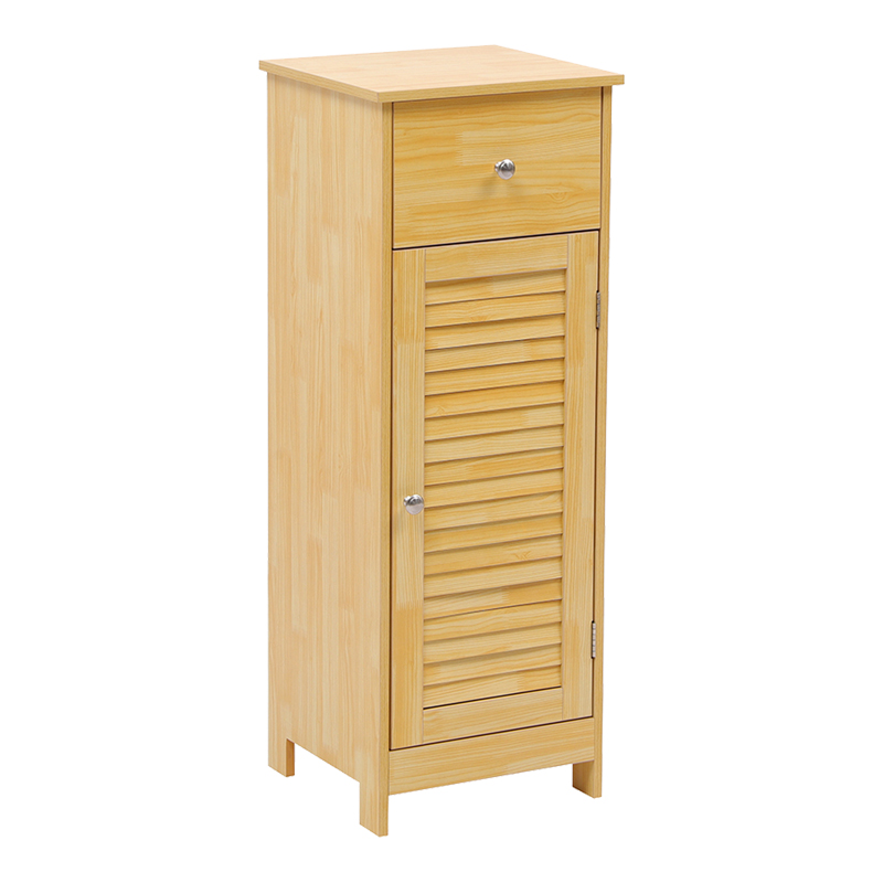 Kabinet-Kolonë Chesy pakoworld MDF në ngjyrë natyrale 32x30x87cm