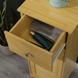 Kabinet-Kolonë Chesy pakoworld MDF në ngjyrë natyrale 32x30x87cm