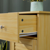 Kabinet-Kolonë Chesy pakoworld MDF në ngjyrë natyrale 32x30x87cm