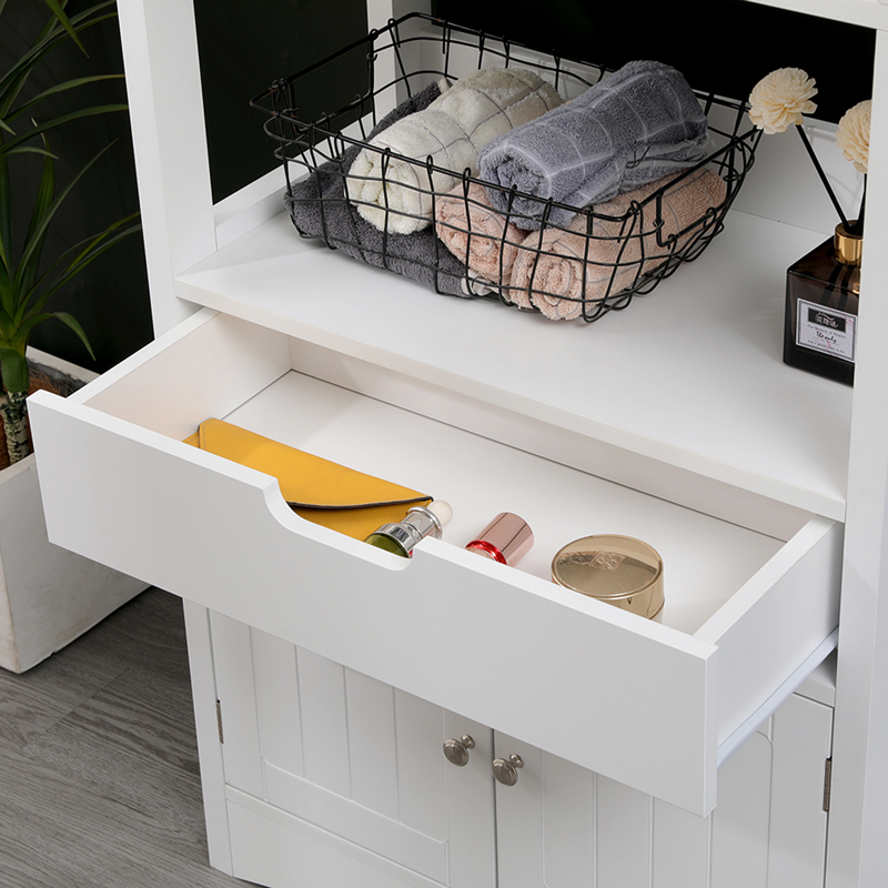 Dollap-Kolonë Sejo pakoworld mdf e bardhë 60x32.5x154cm
