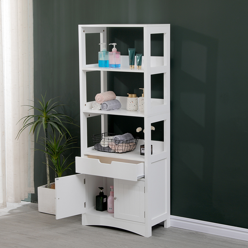Dollap-Kolonë Sejo pakoworld mdf e bardhë 60x32.5x154cm