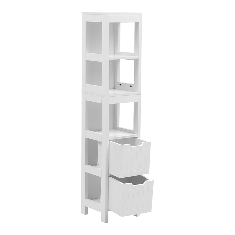 Kabinet-Kolonë Kelby pakoworld mdf e bardhë 30x30x144cm